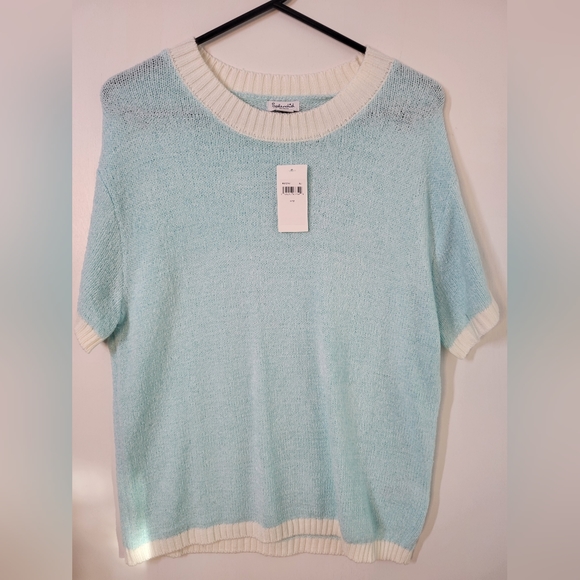 NWT Splendid Knit Lounge Set Blue - Picture 2 of 4